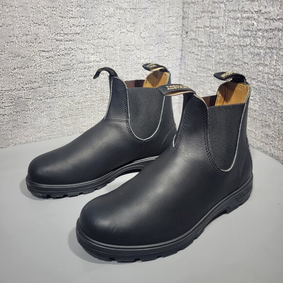 Blundstone Tasmania 001717 Men's Size 6.5 Black Leather Pull on Chelsea Boots - Picture 6 of 9